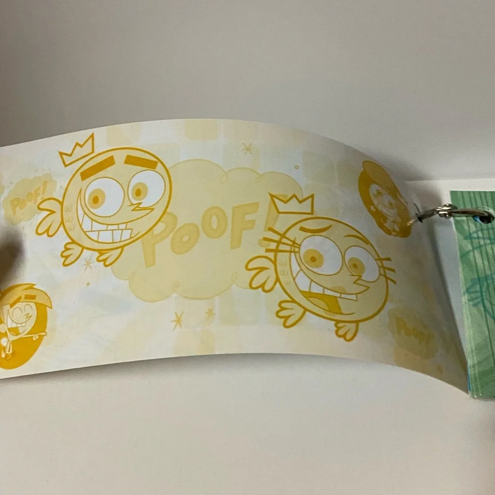 Nickelodeon Nickspressions Cards On The Run The Fairly Odd Parents Y2K Note Clip
